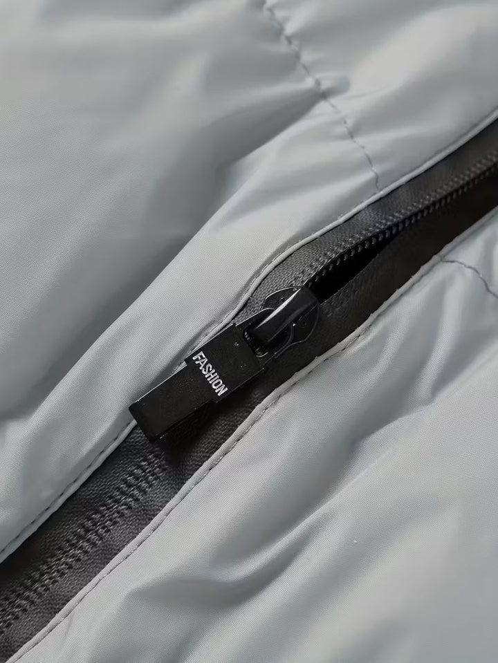 AMAURY – カジュアルで暖かいジップアップダウンベスト